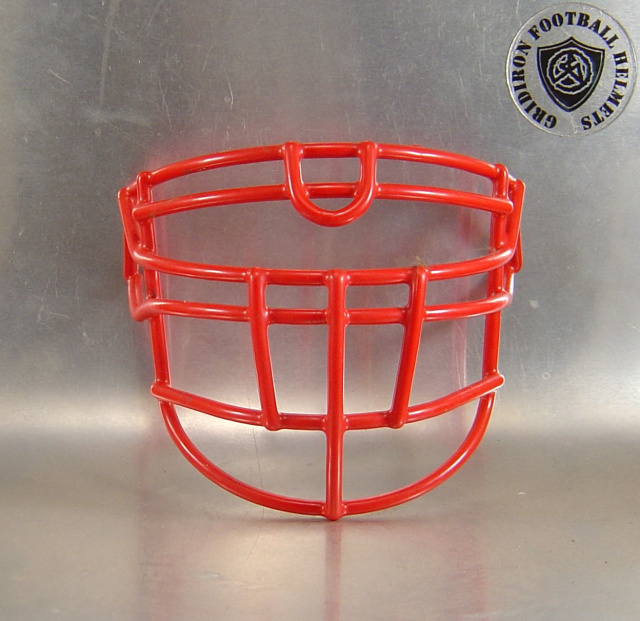 OLDLU Scarlet  Metal Mini Football Helmet Facemask(facemasks clips not included) 